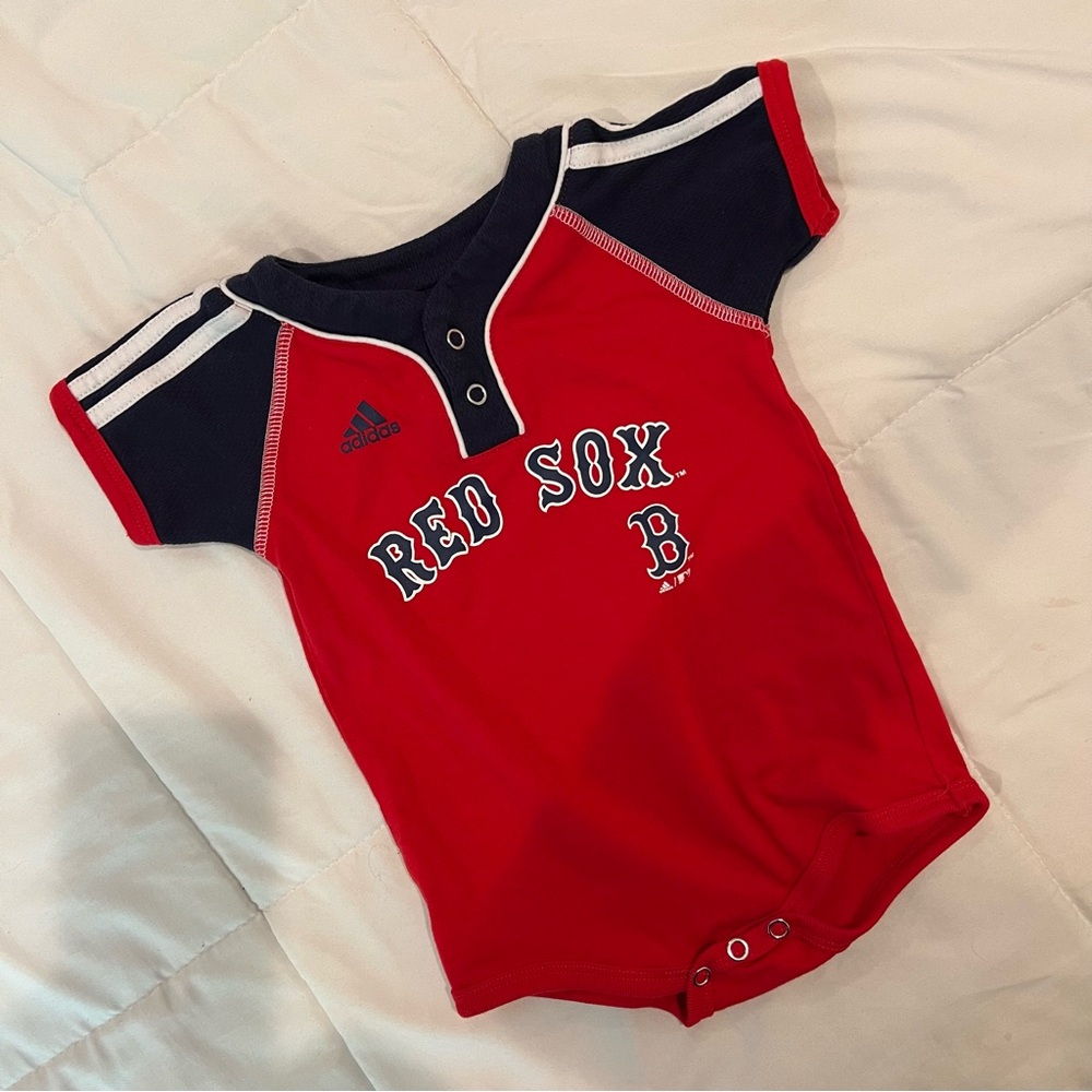 Adidas Red Sox onesie‎ 12 mos